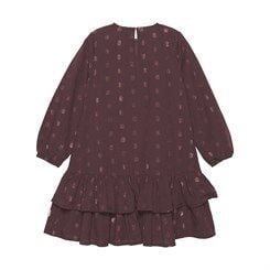 Düz Bisiklet Yaka Uzun Kol Elbise